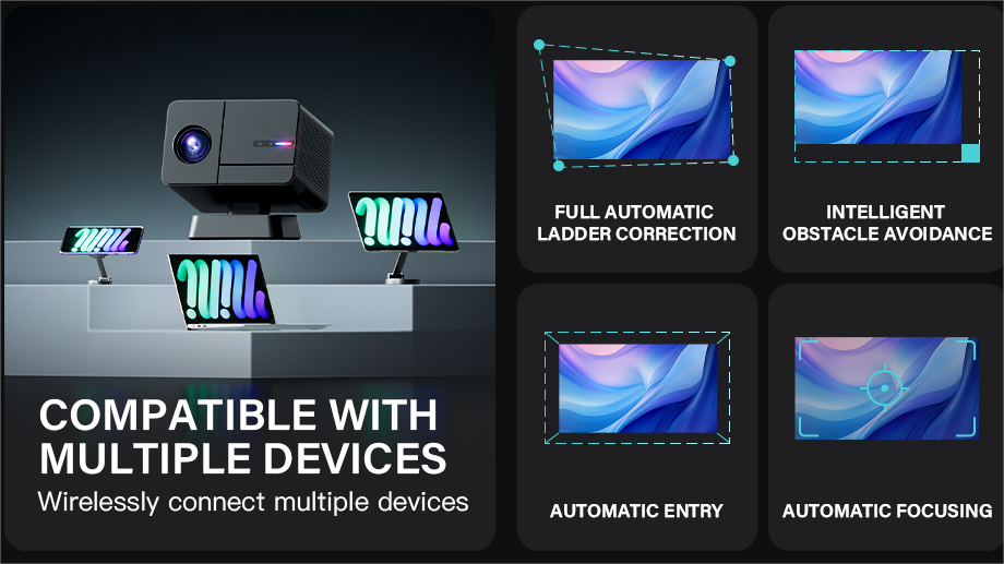 Proyector ISmartX9 de IHOMELIFE: redefiniendo la experiencia del cine en casa inteligente