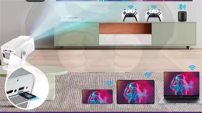 The Ultimate Portable Projector for Home Entertainment and Gaming