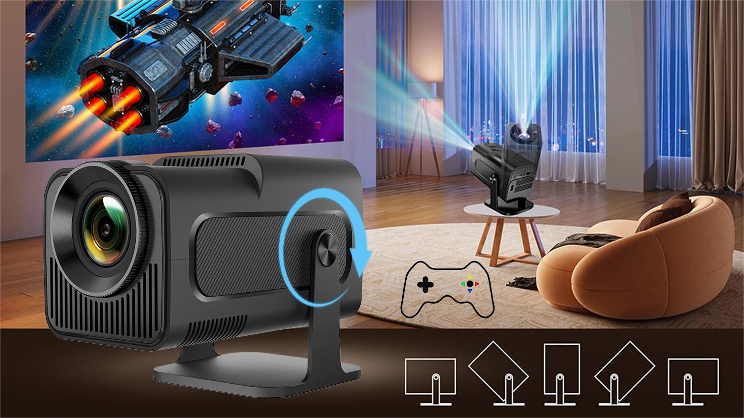 HY320mini Gaming Projector: A Compact Powerhouse for Retro and Modern Gaming Enthusiasts