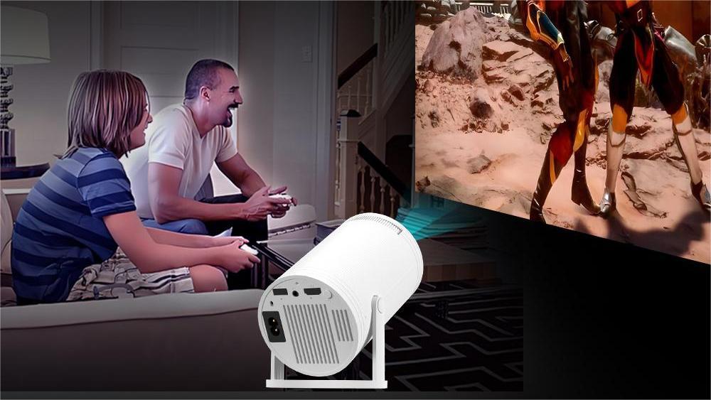 Android 13 Projector with 36,000+ Games and Netflix Authorization