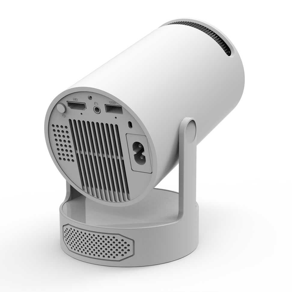 ١. جهاز عرض ذكي قصير المدى X10-HIFI، دقة 720P عالية الوضوح بمكبر صوت HIFI، محمول للمنزل والمكتب
