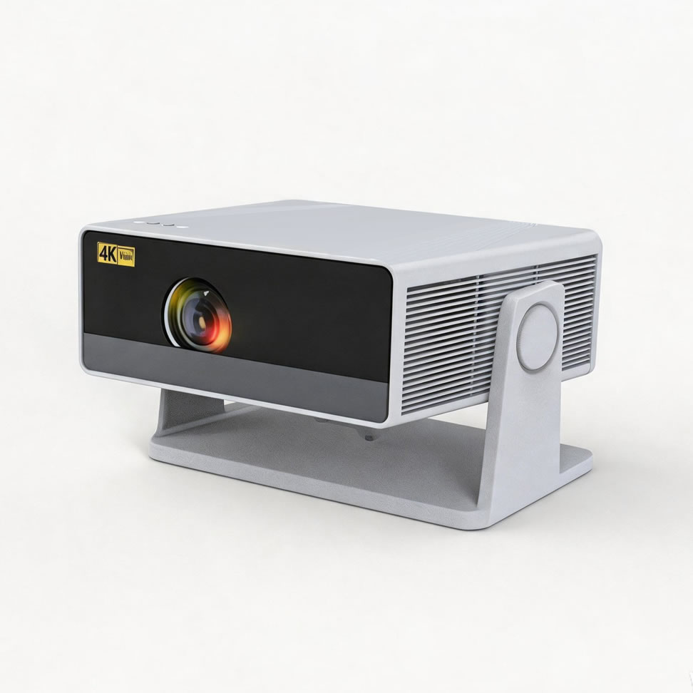X20-H723 Nativer 1080P Autofokus-Projektor, 4-Zoll Ultra-HD Kurzdistanz Smart-Projektor, Android 14 WiFi6 Bluetooth 5.4, Leiser Projektor für Zuhause und Büro