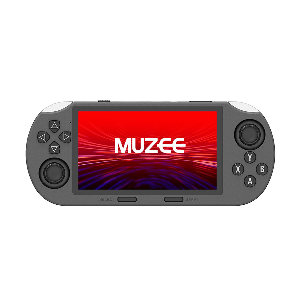 Consola de Juegos Portátil MUZEE-M1 Pantalla IPS 4.5 Pulgadas, 64GB, Doble Núcleo, Para Dos Jugadores Multifuncional