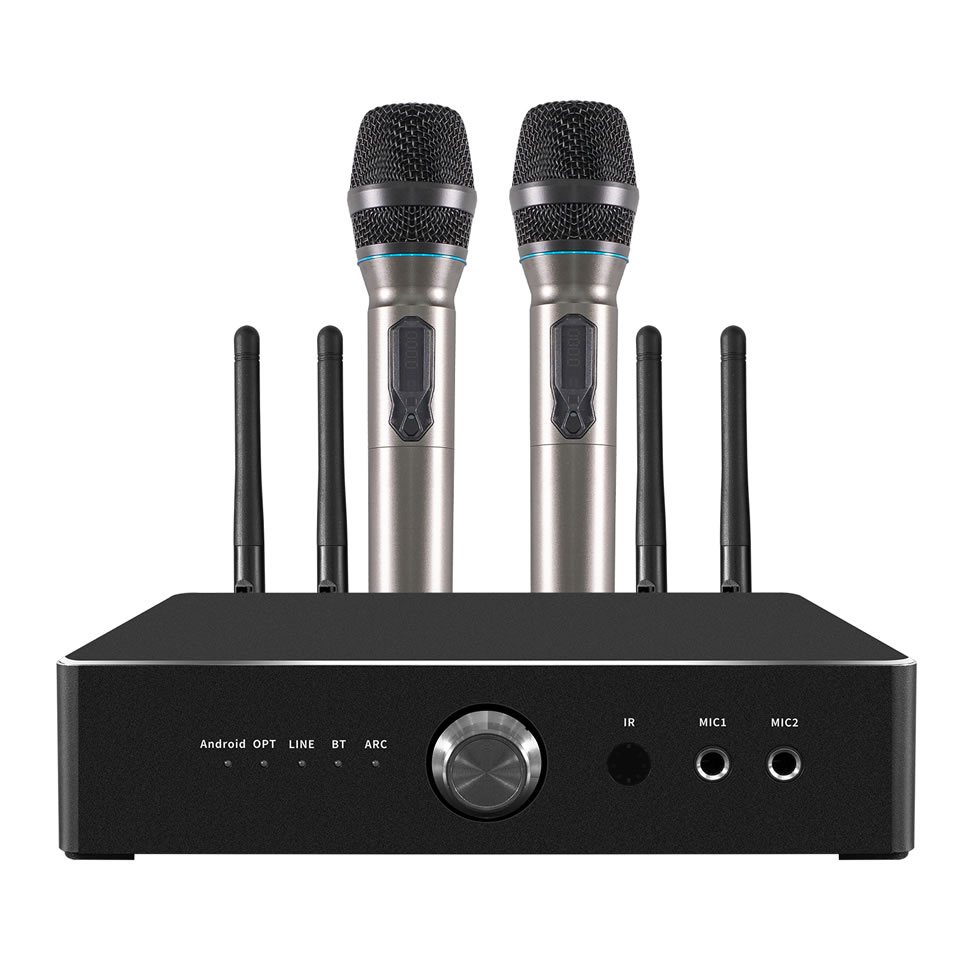 Amplificador de karaoke todo en uno iHomeLife HLQ 600W