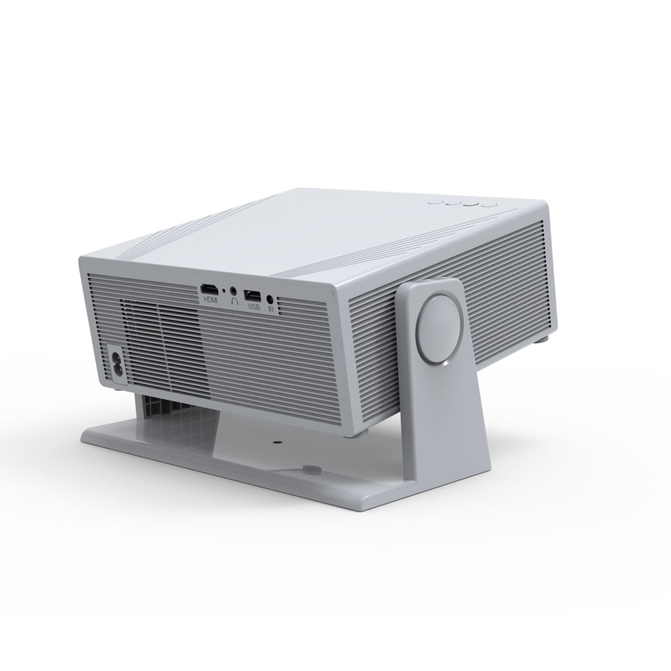 X20-H723 Projecteur Auto Focus Natif 1080P, Projecteur Intelligent Ultra HD à Courte Focalisation 4 Pouces, Android 14 WiFi6 Bluetooth 5.4, Projecteur Silencieux Double Usage Maison et Bureau