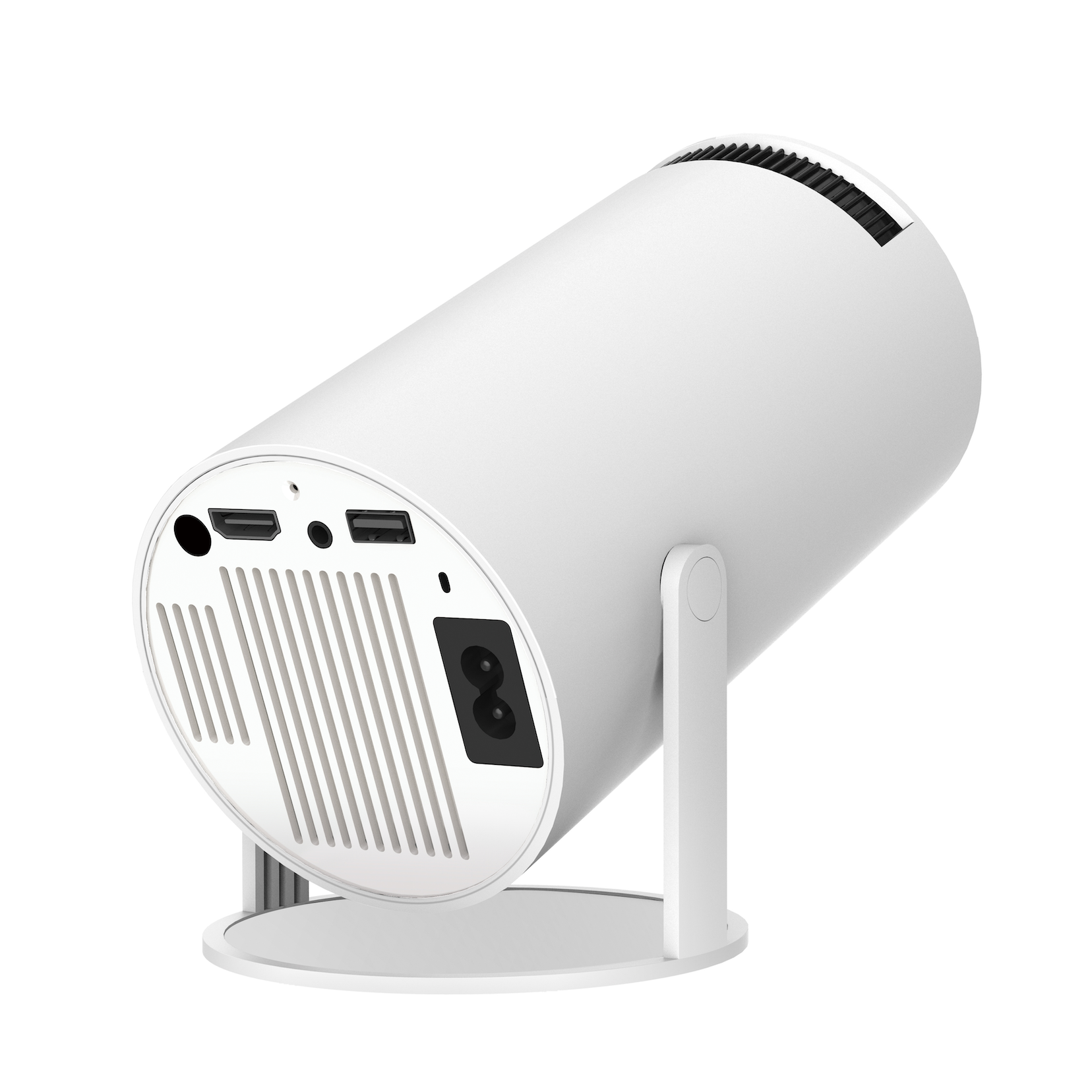 ISMARTX10 Smart Projector, 720P HD Short Focus Projector, Ultra Quiet Home Theater Projector for TV Watching, Gaming, Music & Movie