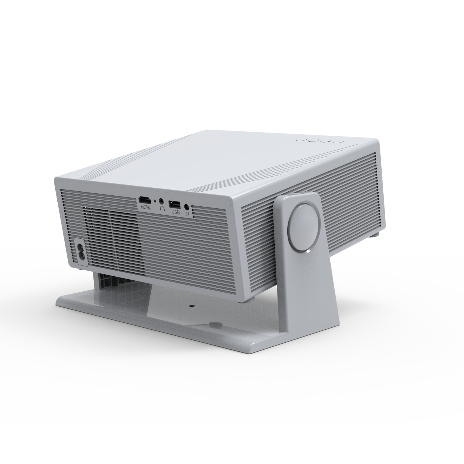 X19-H723 Native 1080P Auto Focus Projector, 4-inch Ultra HD Short Throw Smart Projector, Android 14 WiFi6 Bluetooth 5.4, Ultra Quiet Home Theater Projector for Home Office