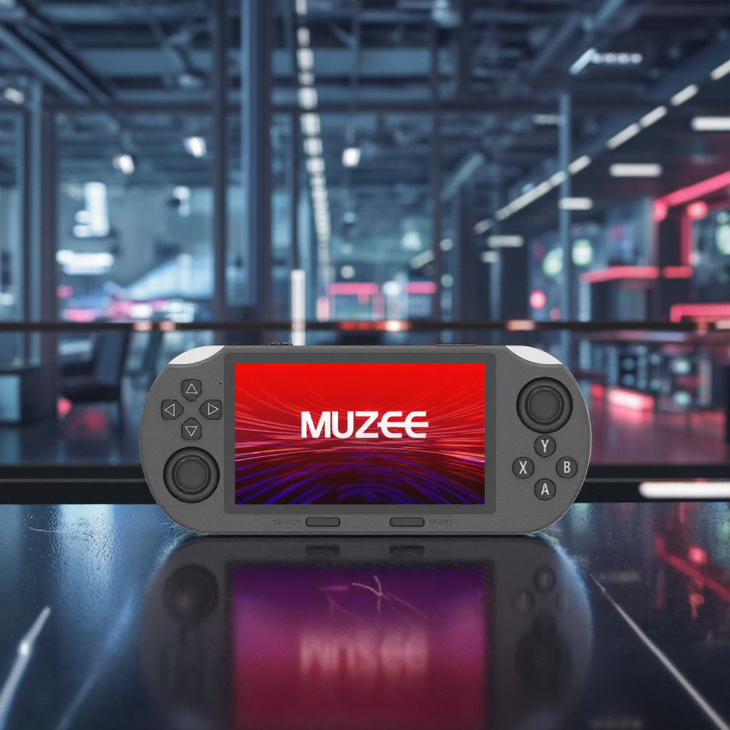 MUZEE-M1 4.5-inch IPS Handheld Game Console Dual-core 64GB Retro Game Player Two-player Portable Multi-function Game Console